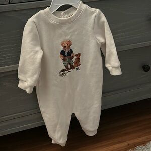 Polo bear ralph Lauren heavy one piece 6months